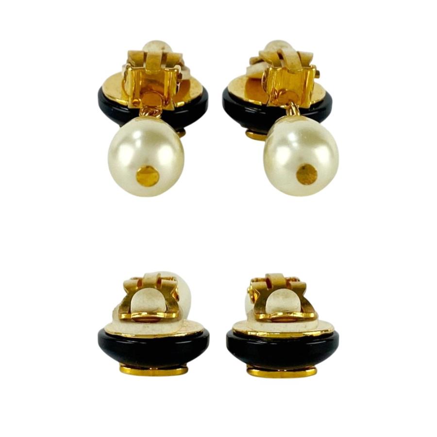 シャネル □美品□ ココマーク フェイクパール イヤリング