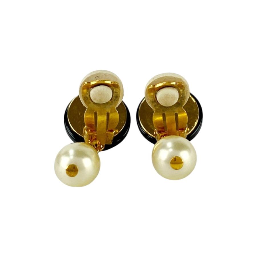 シャネル □美品□ ココマーク フェイクパール イヤリング