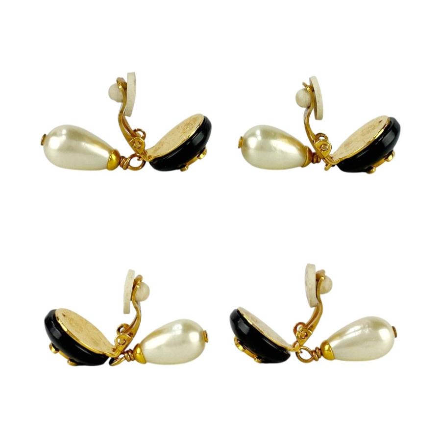 シャネル □美品□ ココマーク フェイクパール イヤリング