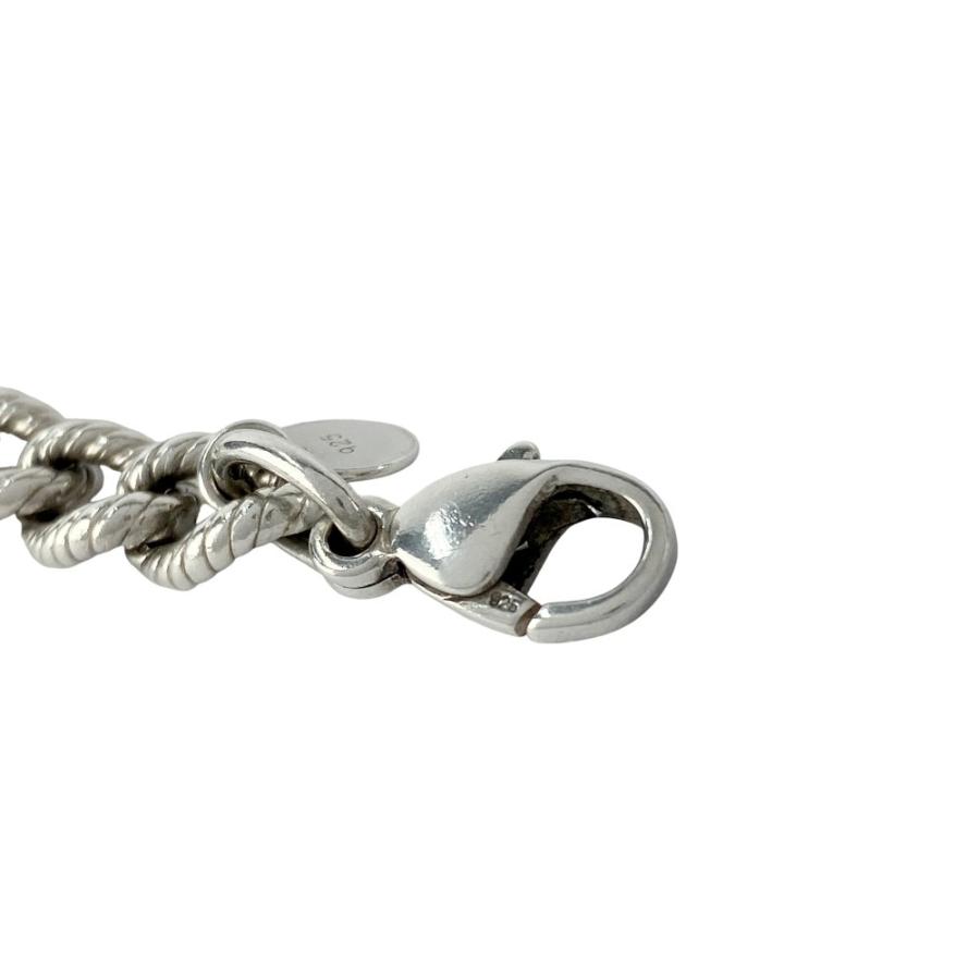シルバー ツイストチェーンブレスレット Twist Chain Bracelet - Silver（ツイストチェーンブレスレット
