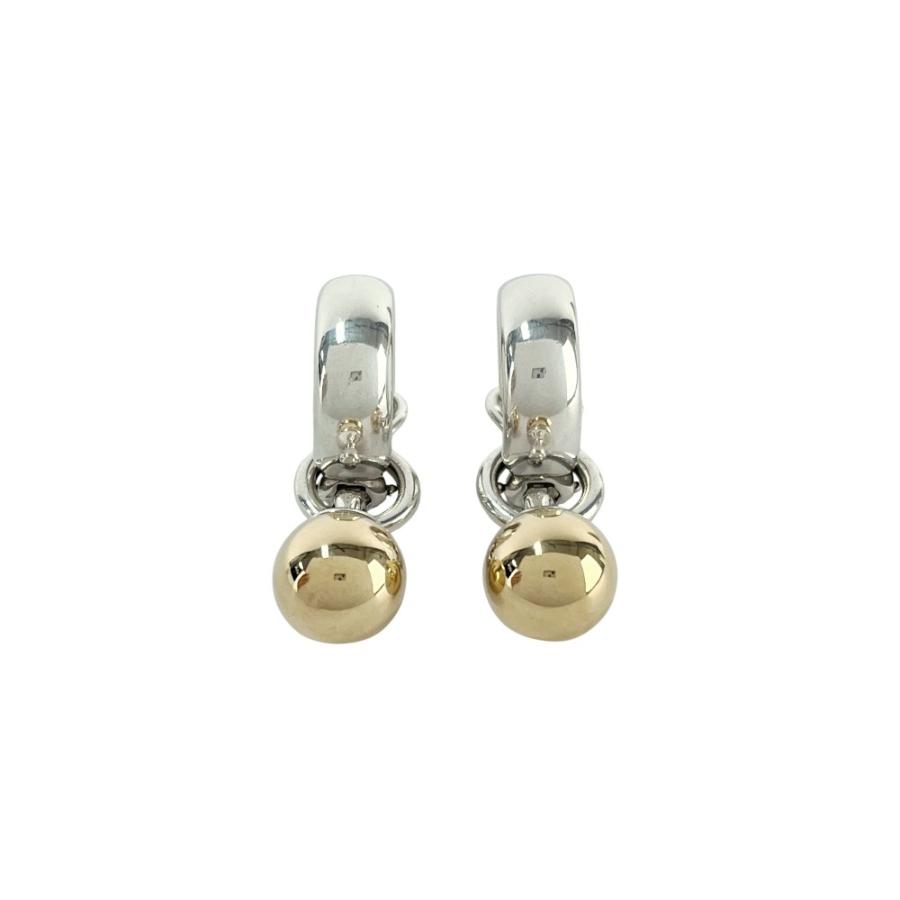 ティファニー ■美品■ ボールダングル イヤリング アクセサリー ハードウェア コンビ イエローゴールド シルバー YG750 SV925【489006】11 |  | 03