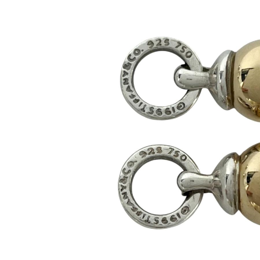 ティファニー ■美品■ ボールダングル イヤリング アクセサリー ハードウェア コンビ イエローゴールド シルバー YG750 SV925【489006】11 |  | 07