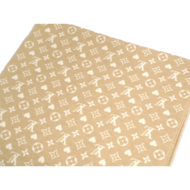 LOUIS VUITTON ベージュ マフラー・ゲーム・オン △限定値下げ