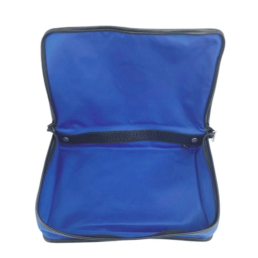 ■新同■　グッチ オフザグリッド トラベルポーチ 旅行バッグ 収納 パッキング オーガナイザー ナイロン ブルー ブラック  【492402】7 |  | 05