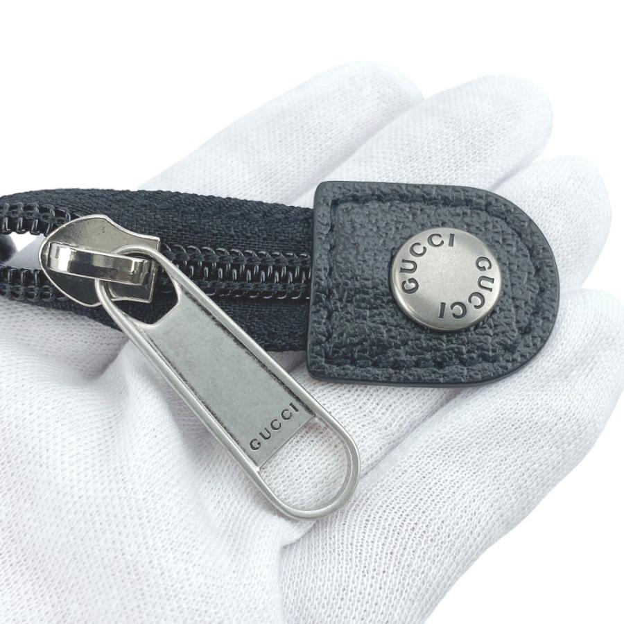 ■新同■　グッチ オフザグリッド トラベルポーチ 旅行バッグ 収納 パッキング オーガナイザー ナイロン ブルー ブラック  【492402】7 |  | 07