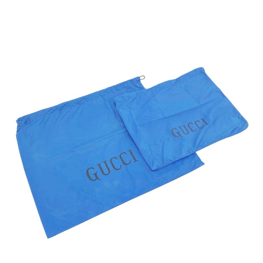 ■新同■　グッチ オフザグリッド トラベルポーチ 旅行バッグ 収納 パッキング オーガナイザー ナイロン ブルー ブラック  【492402】7 |  | 09