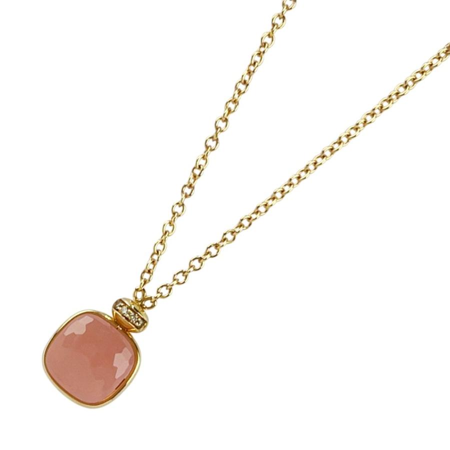 ポメラート ■新同■ ネックレス アクセサリー ピンク 色石 ダイヤ ピンクゴールド K18 PG750 7.5g 箱【492990】8 |  | 01