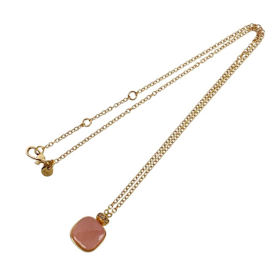 ポメラート ■新同■ ネックレス アクセサリー ピンク 色石 ダイヤ ピンクゴールド K18 PG750 7.5g 箱【492990】8 |  | 08