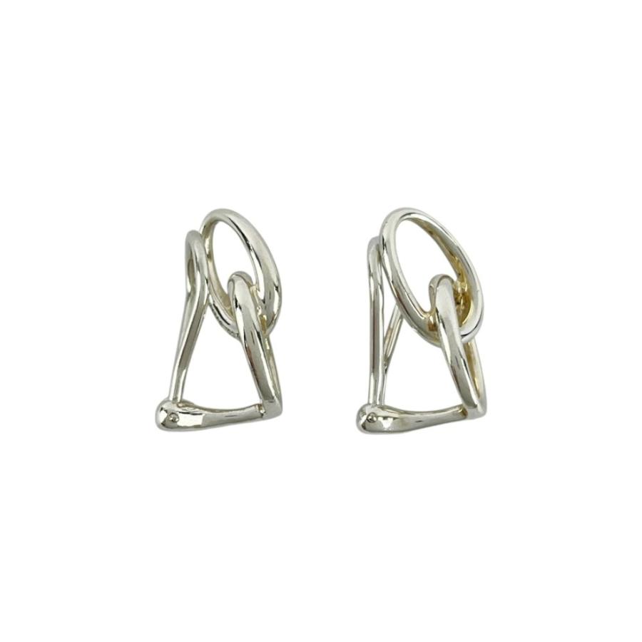 ティファニー ■美品■ ダブル ループ イヤリング アクセサリー シルバー SV 925 【493157】11 |  | 02