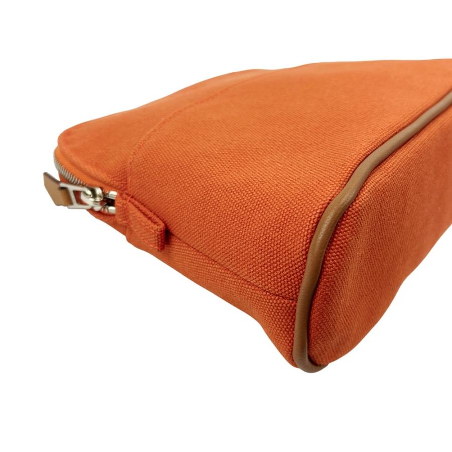 エルメス ■未使用■2025年■ ボリード ポーチ コスメ 化粧ポーチ 小物入れ キャンバス オレンジ 【494765】10 |  | 02