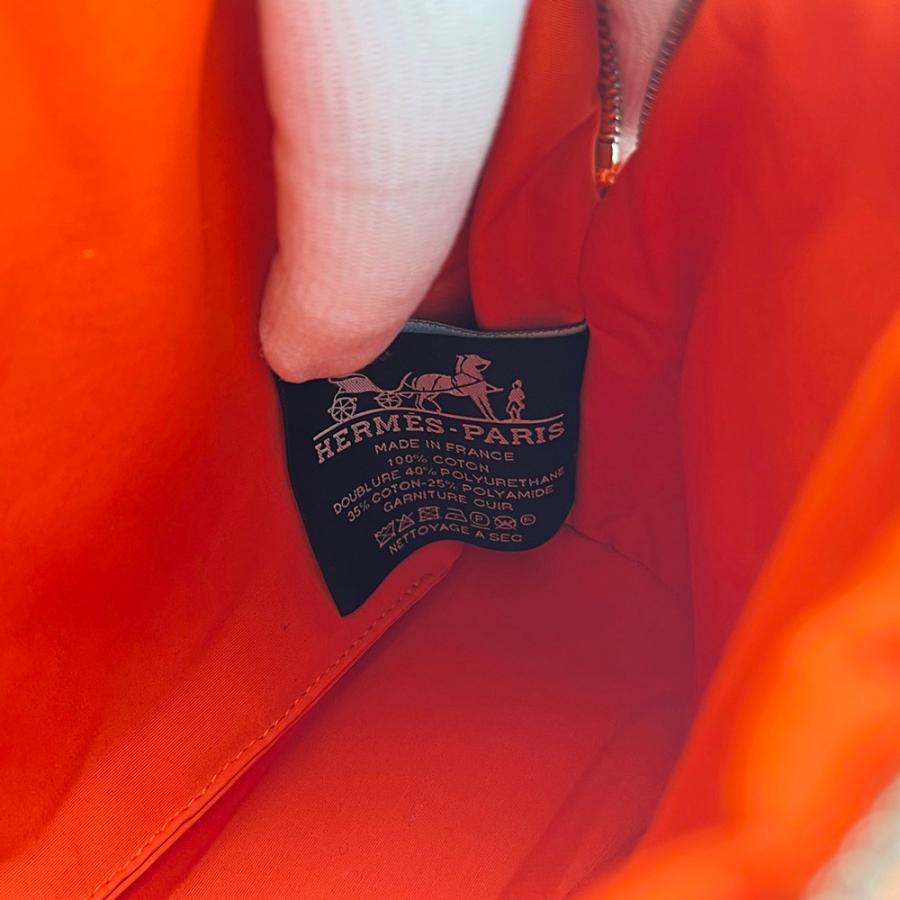 エルメス ■未使用■2025年■ ボリード ポーチ コスメ 化粧ポーチ 小物入れ キャンバス オレンジ 【494765】10 |  | 07