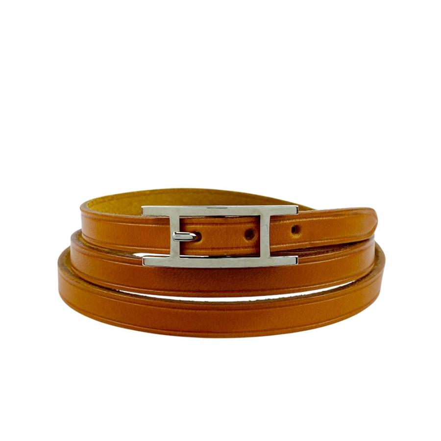 エルメス ■新同■ アピ３ ブレスレット 腕輪 アクセサリー レザー ブラウン □H刻 【495632】11 |  | 04