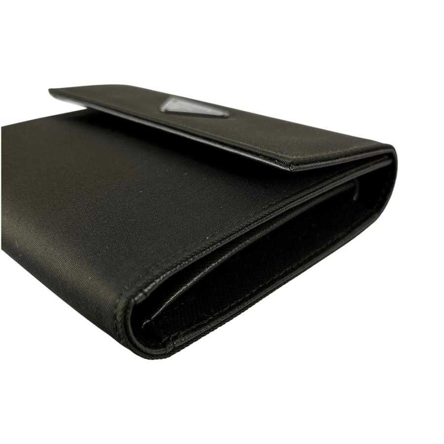 プラダ ■新同■ 三つ折り 財布 コインケース カード入れ ナイロン ダークブラウン M170 箱【495939】10 |  | 03