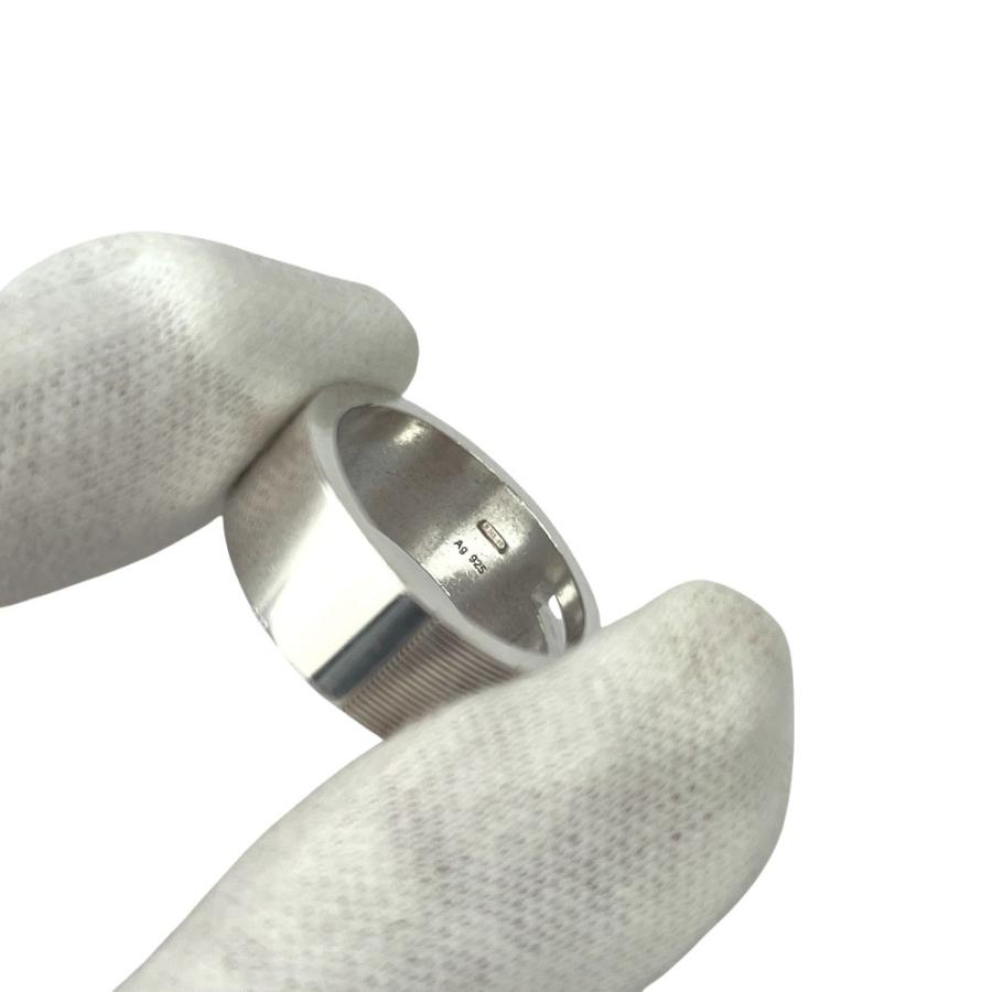 グッチ ■美品■ ブランテッド G ロゴ カットアウト リング 指輪 アクセサリー シルバー SV925 ＃18 【496325】10 |  | 09