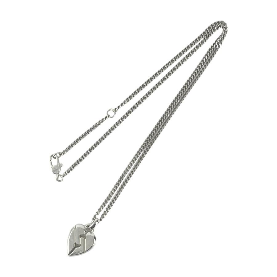 グッチ ■美品■ ノットハート ネックレス アクセサリー ファッション シルバー SV925 箱 【496349】10 |  | 02