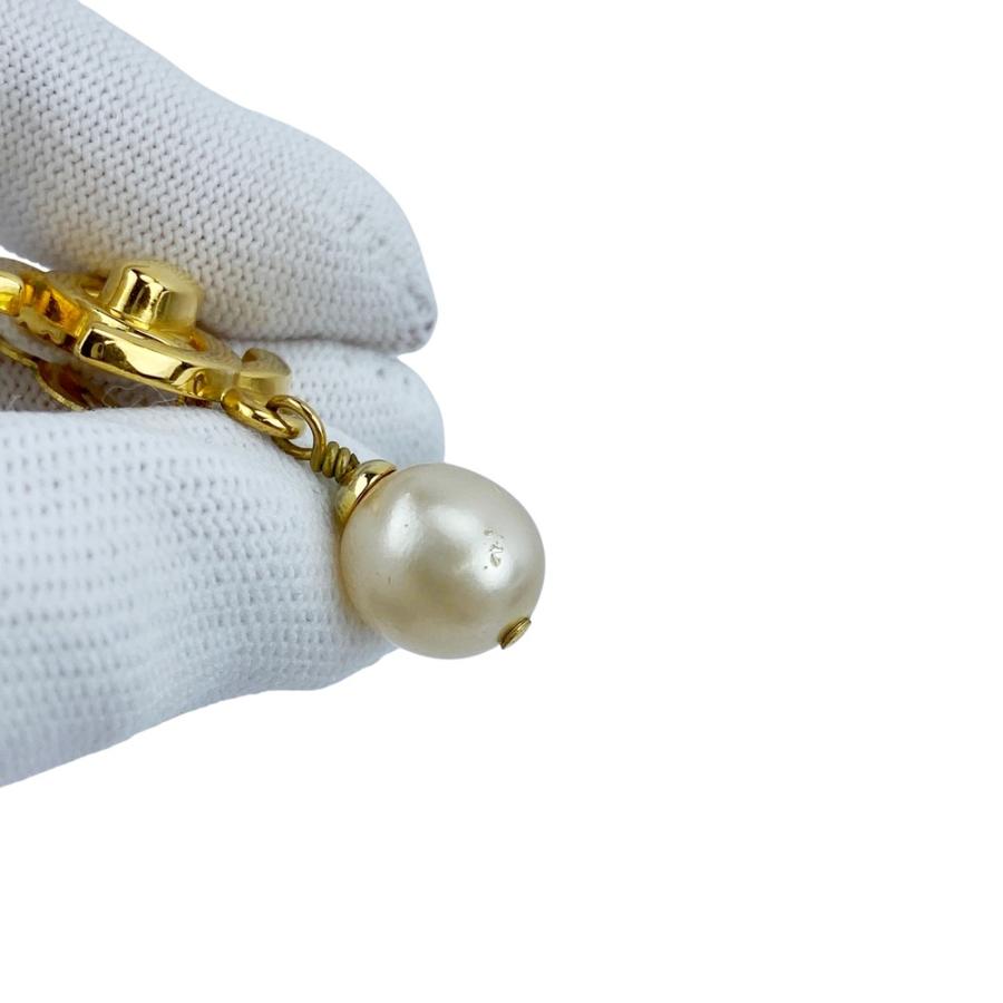 シャネル ■美品■ ココマーク ターンロック フェイクパール イヤリング アクセサリー ゴールド GP 96A【496851】11 |  | 09