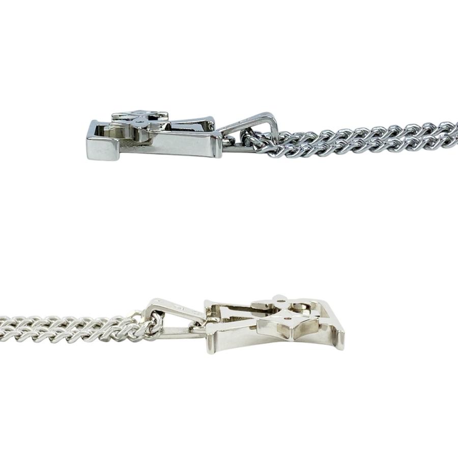 ルイヴィトン ■新同■ モノグラム ロウ ペンダント ネックレス アクセサリー シルバー SS M02254 【496899】11 |  | 02