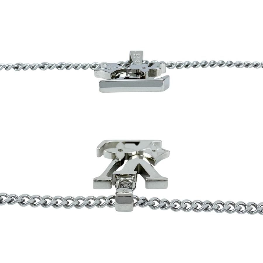 ルイヴィトン ■新同■ モノグラム ロウ ペンダント ネックレス アクセサリー シルバー SS M02254 【496899】11 |  | 03