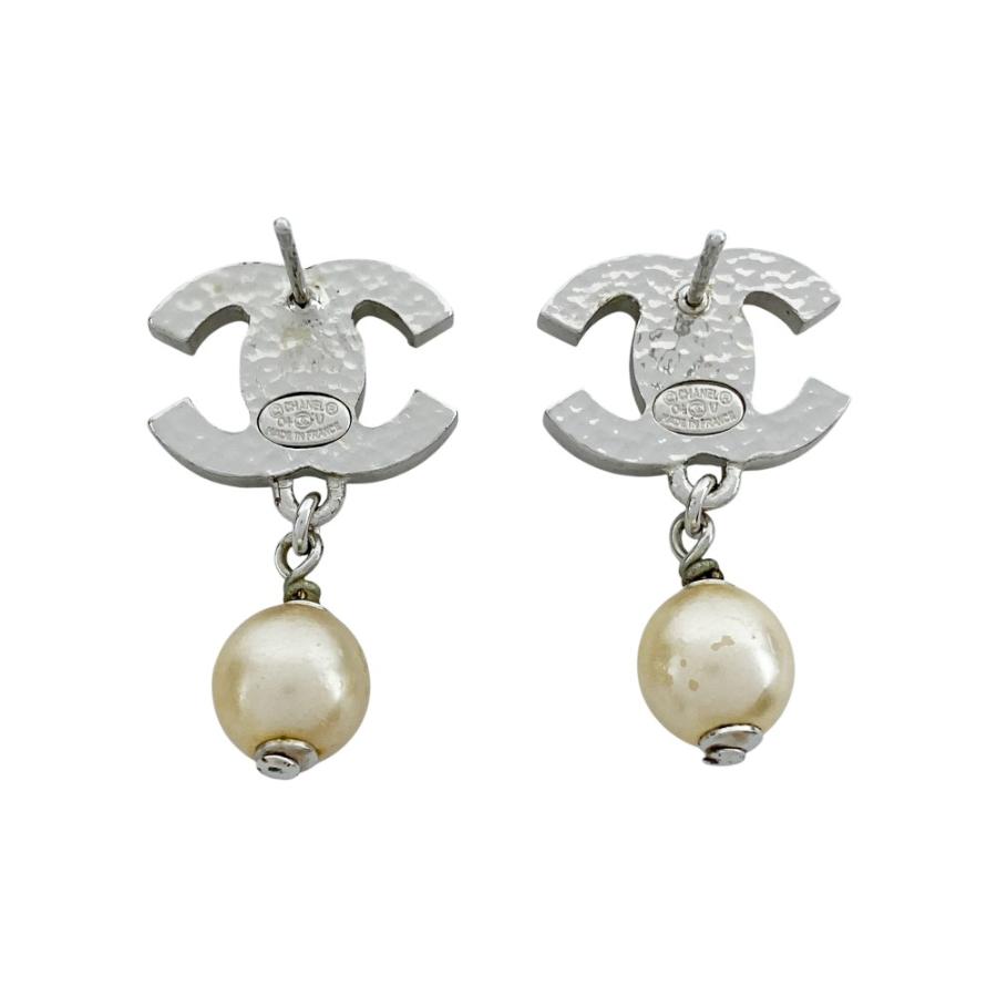 シャネル ■美品■ ココマーク フェイクパール ピアス アクセサリー シルバー SS 04V 【496905】11 |  | 06