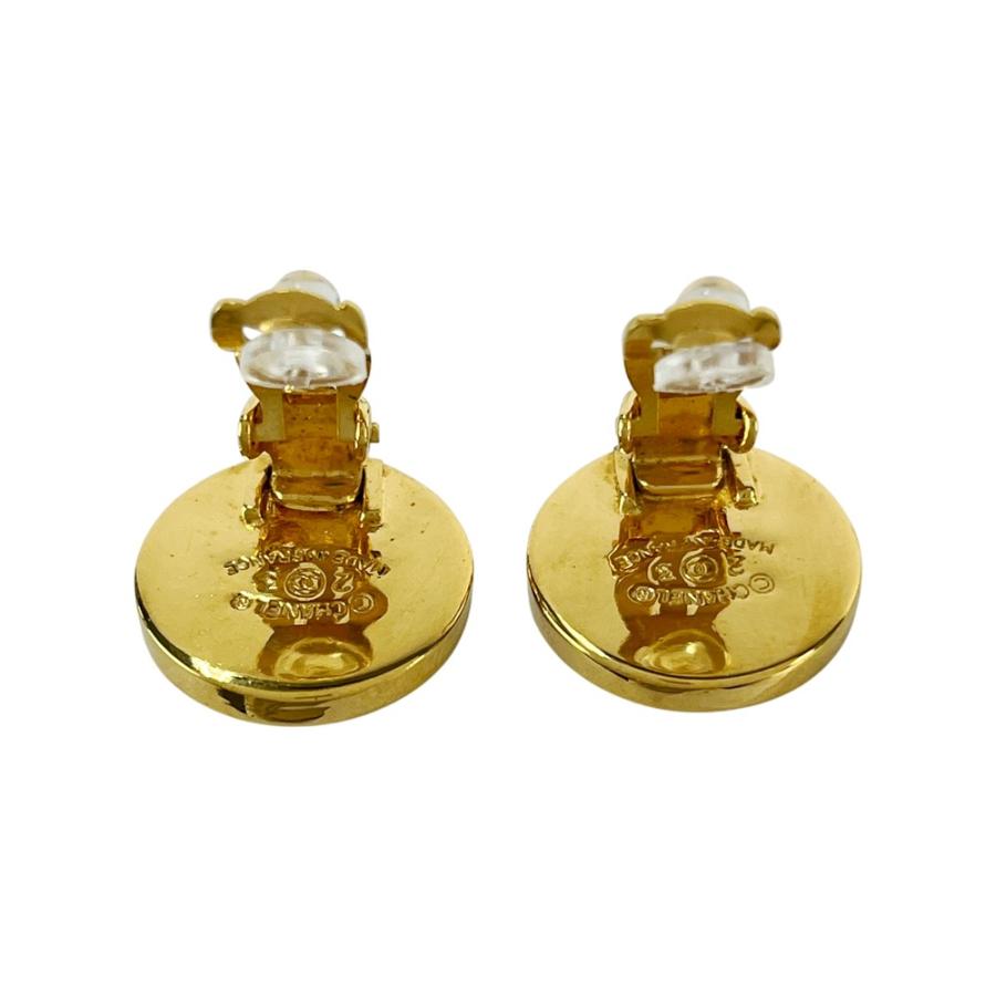 シャネル ■中古■ ココマーク イヤリング アクセサリー ゴールド ブラック GP 23 箱【496912】11 |  | 06