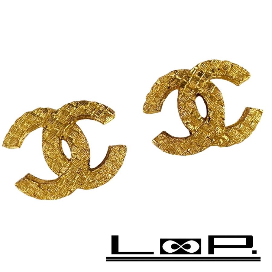 シャネル ■新同■ ココマーク イヤリング アクセサリー チェック ゴールド GP 2913 箱【496929】11 | 