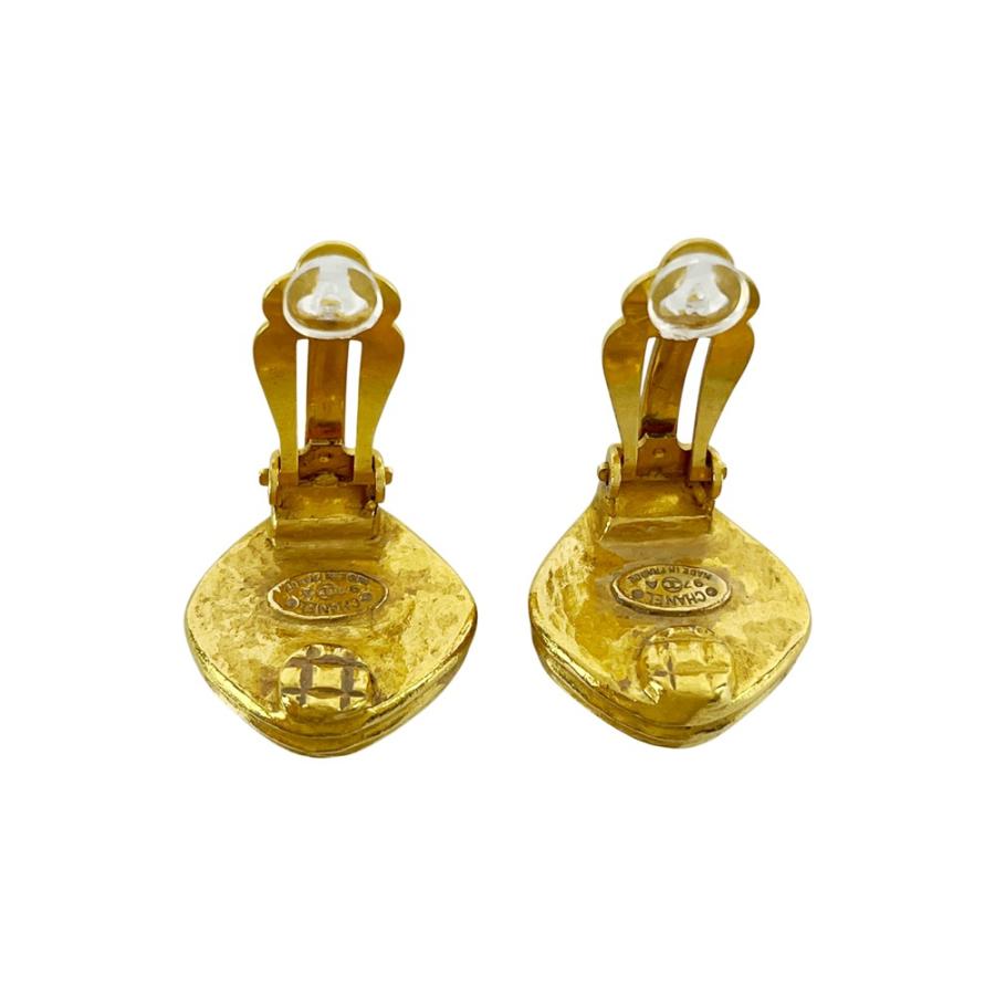 シャネル ■美品■ ココマーク イヤリング アクセサリー ひし形 ゴールド シルバー GP 97A 箱【496936】11 |  | 06