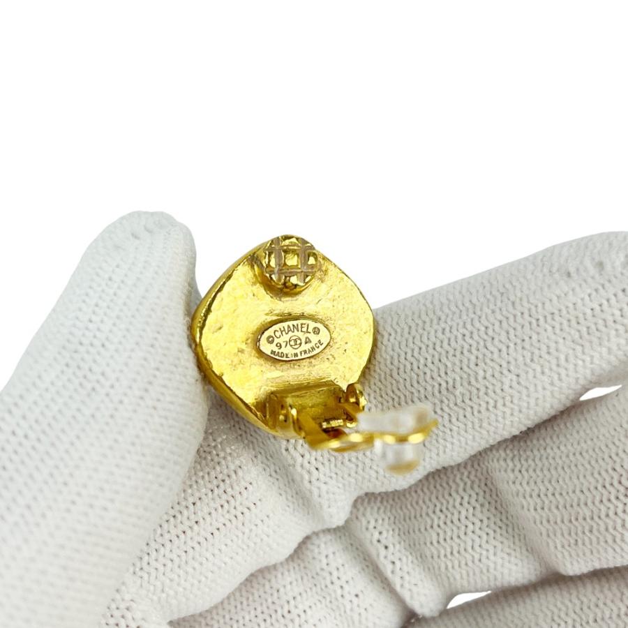 シャネル ■美品■ ココマーク イヤリング アクセサリー ひし形 ゴールド シルバー GP 97A 箱【496936】11 |  | 08