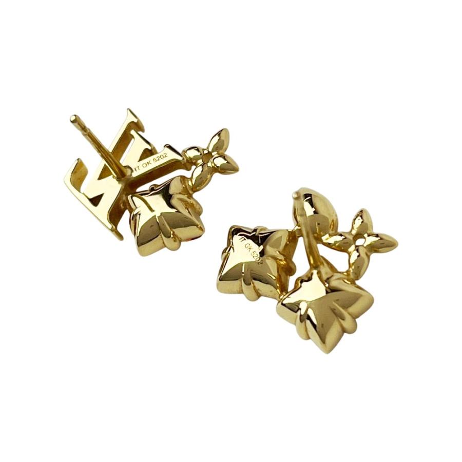 ルイヴィトン ■新同■ ブックル ドレイユ ピュス ルルグラム ピアス アクセサリー GP ゴールド ピンク M00786【497025】10 |  | 07