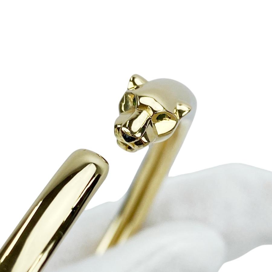 カルティエ ■未使用■ パンテール バングル ブレスレット アクセサリー ゴールド 750 オニキス ツァボライトガーネット ＃20 【497209】11 |  | 07