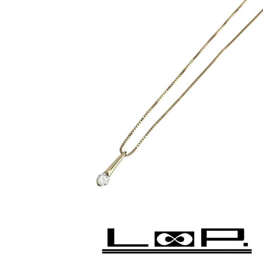 ヴァンドーム 青山 ■新同■ ダイヤ ネックレス アクセサリー ゴールド K18 YG 750 D0.13ct 2.3g 【501173】10 | 