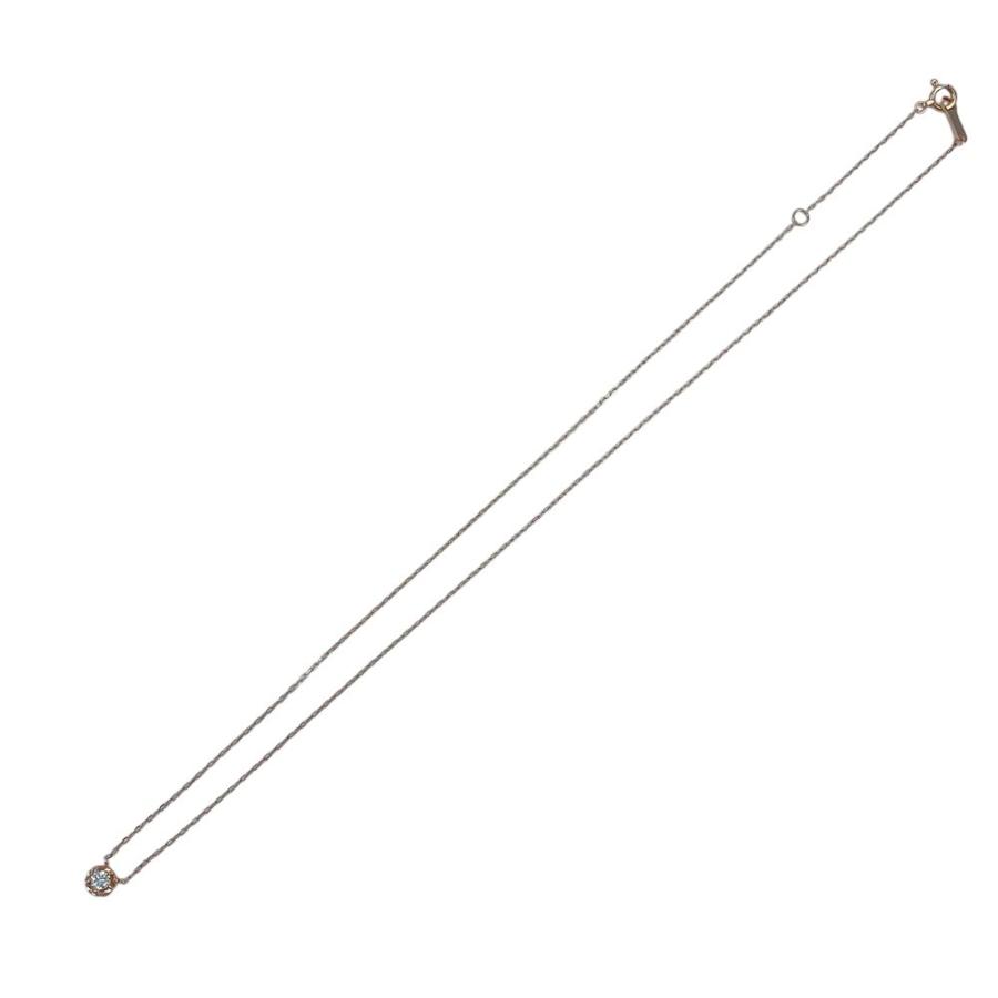 4℃ ■新同■  ペンダント ネックレス アクセサリー ピンクゴールド ダイヤ K18 PG 1.2g 【501463】12 |  | 08