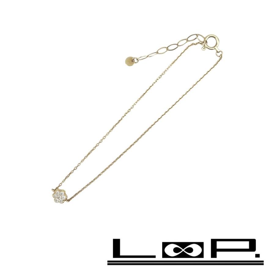 ヴァンドーム 青山 ■美品■ ブレスレット ダイヤモンド ゴールド K18 YG 750 0.8g 【502842】10 | 