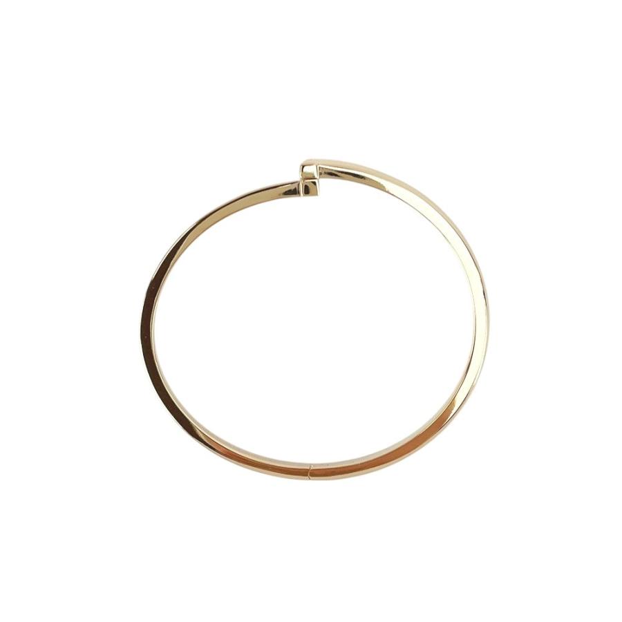 ティファニー ■新同■磨き済■ Tワン ナローヒンジ バングル ブレスレット アクセサリー ピンクゴールド K18 PG750 21.8g 箱 【503634】3 |  | 04