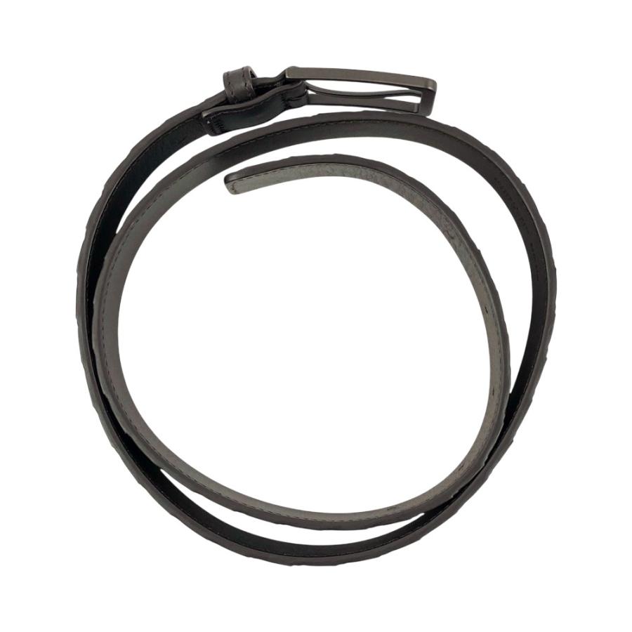 ボッテガヴェネタ ■美品■ ベルト メンズ  イントレチャート レザー ダークブラウン ＃85 【504464】8 |  | 02