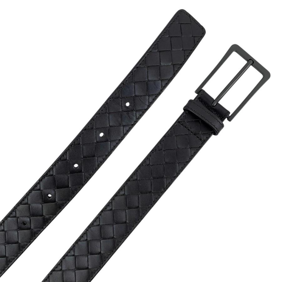 ボッテガヴェネタ ■美品■ ベルト メンズ  イントレチャート レザー ダークブラウン ＃85 【504464】8 |  | 05