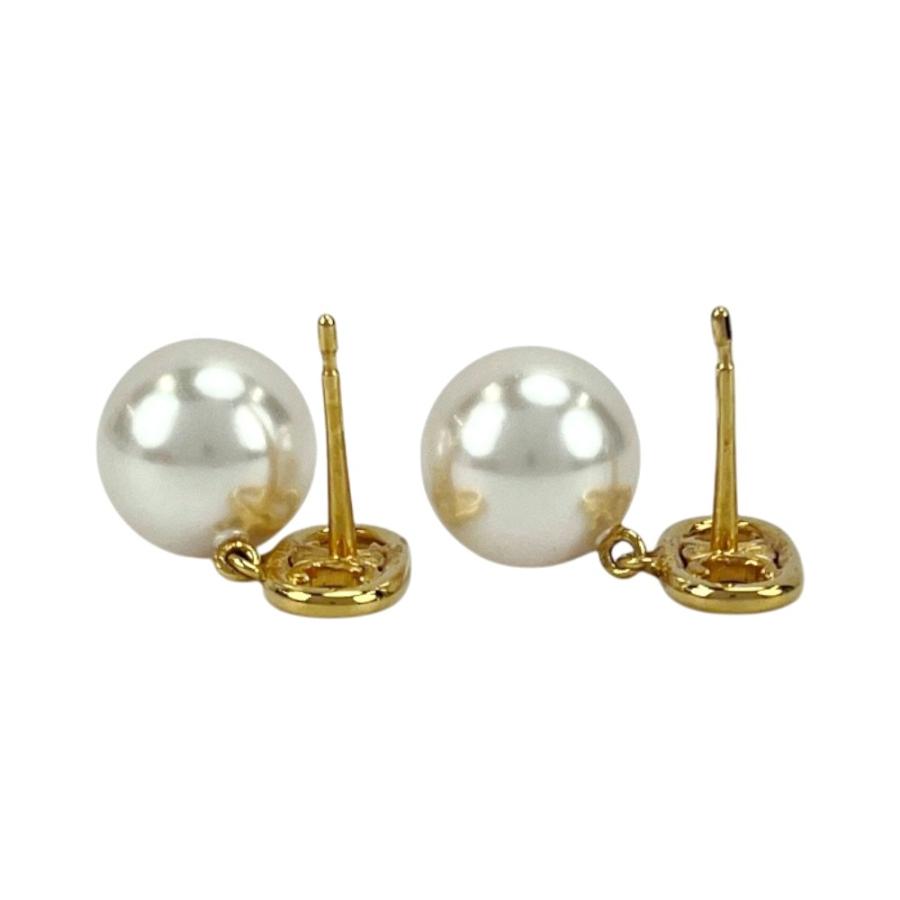 う*わ様 【新品】セリーヌ celine トリンオフパールイヤリング CELINE セリーヌ パール トリオンフ イヤリング ゴールド vintage