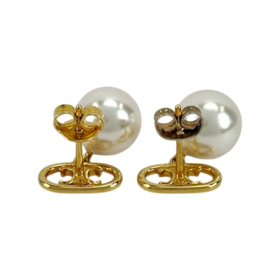 セリーヌ □美品□ トリオンフ ピアス アクセサリー ゴールド フェイク