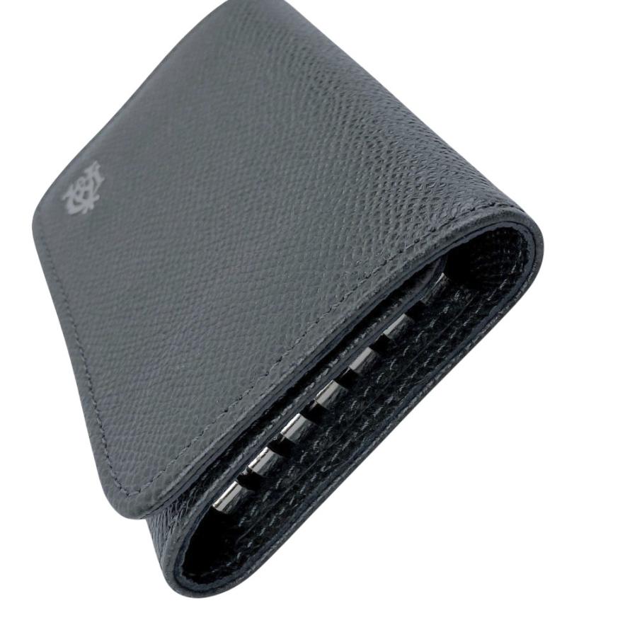 ダンヒル ■美品■ 6連 キーケース 鍵入れ カラビナ レザー シルバー金具 グレー 箱 【509391】11 |  | 03