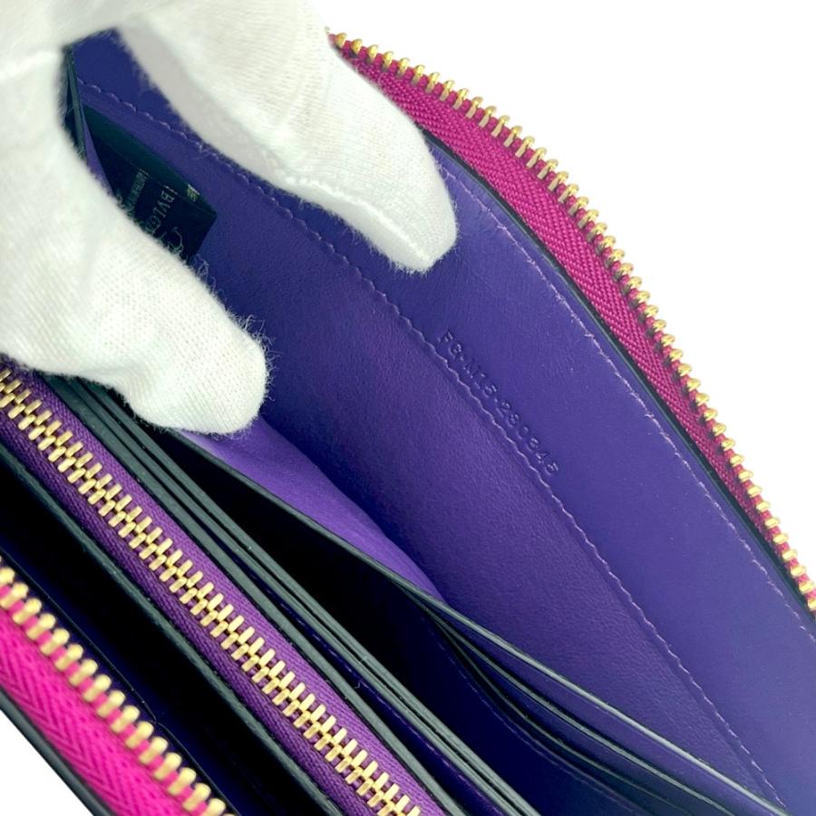 ブルガリ □未使用□ セルペンティ ラウンドジップ 長財布 ウォレット