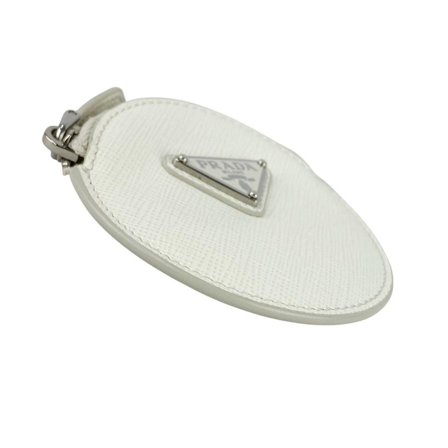 プラダ ■美品■ ラウンド コインケース 小銭入れ 財布 コンパクト トライアングルロゴ サフィアーノ ホワイト 【512117】11 |  | 03