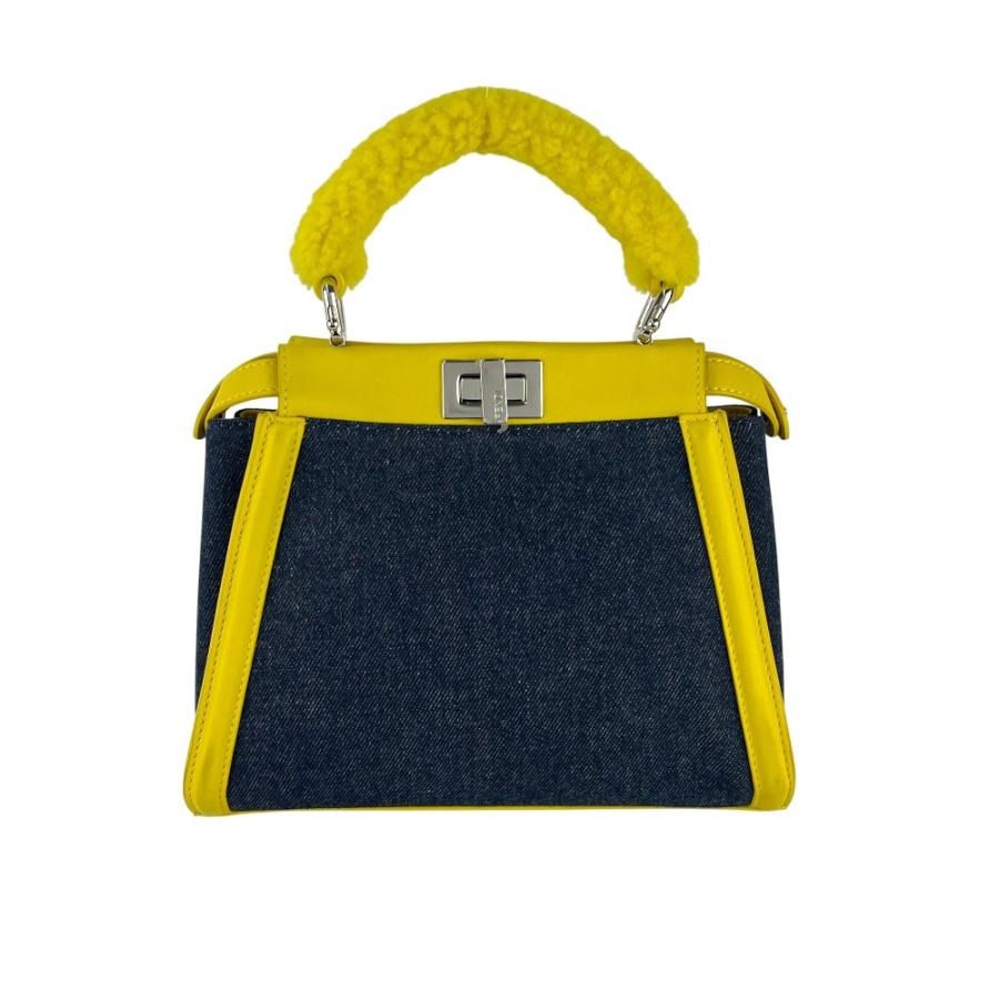 フェンディ □新同□ ピーカブー 2WAY ハンド ショルダー バッグ 