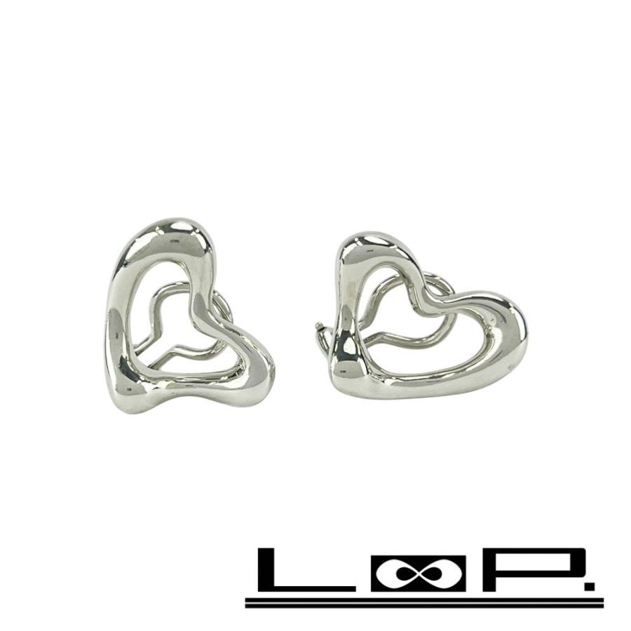 ティファニー □美品□ オープンハート イヤリング アクセサリー