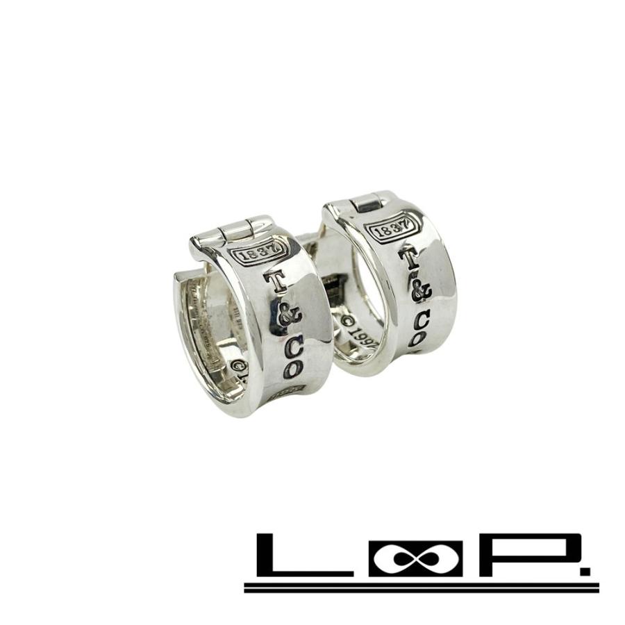 ティファニー □美品□1837□ フープ ピアス アクセサリー シルバー SV