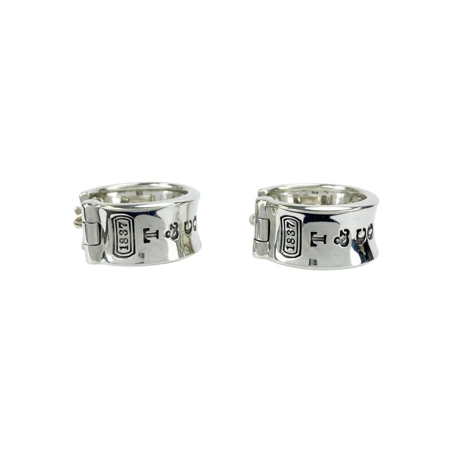 ティファニー □美品□1837□ フープ ピアス アクセサリー シルバー SV