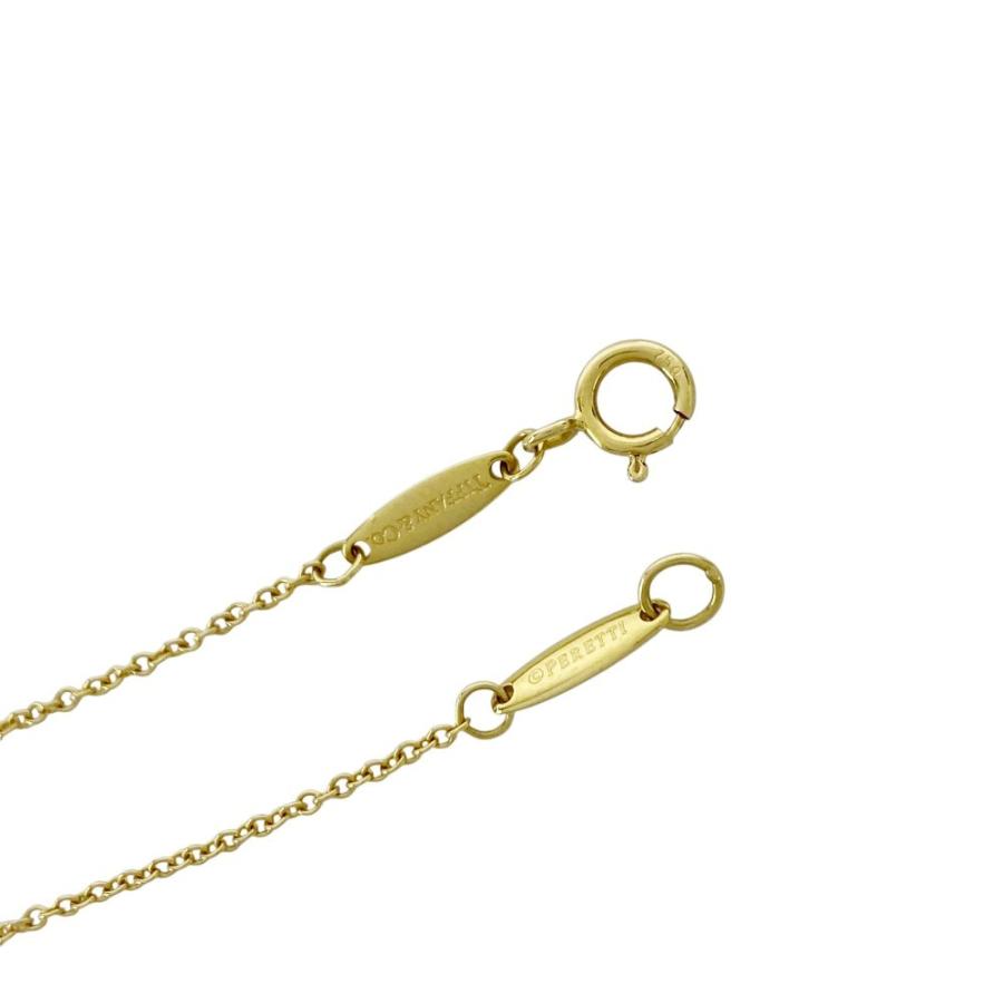 ティファニー ■新同■ エルサペレッティ バイザヤード ネックレス アクセサリー ゴールド K18 YG 750 ダイヤ 1.7g 【516344】11