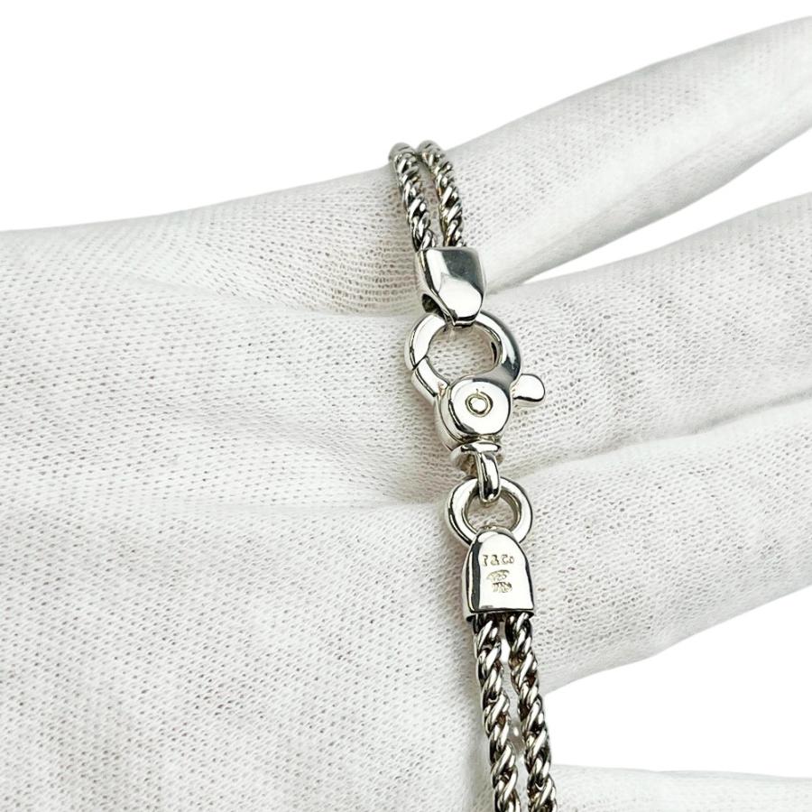 ティファニー ■美品■ ダブルロープ ハート ブレスレット アクセサリー シルバー SV 925 18.7g 【516597】11 |  | 07