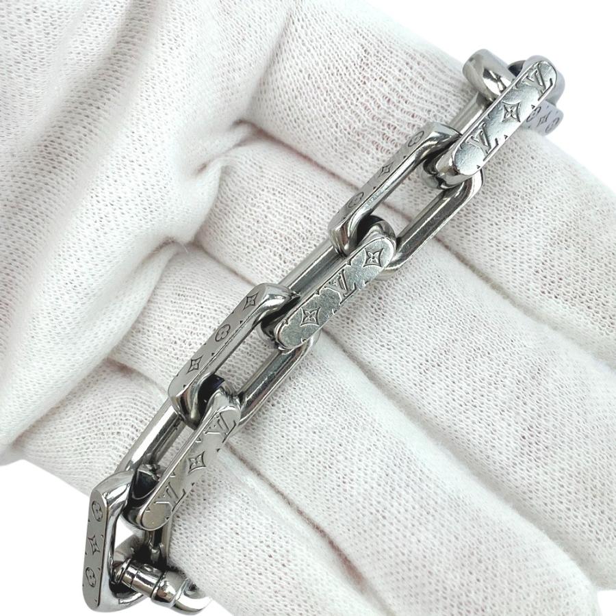 ルイヴィトン ■美品■ モノグラム チェーン ブレスレット アクセサリー SS シルバー M00308 【516832】1 |  | 03