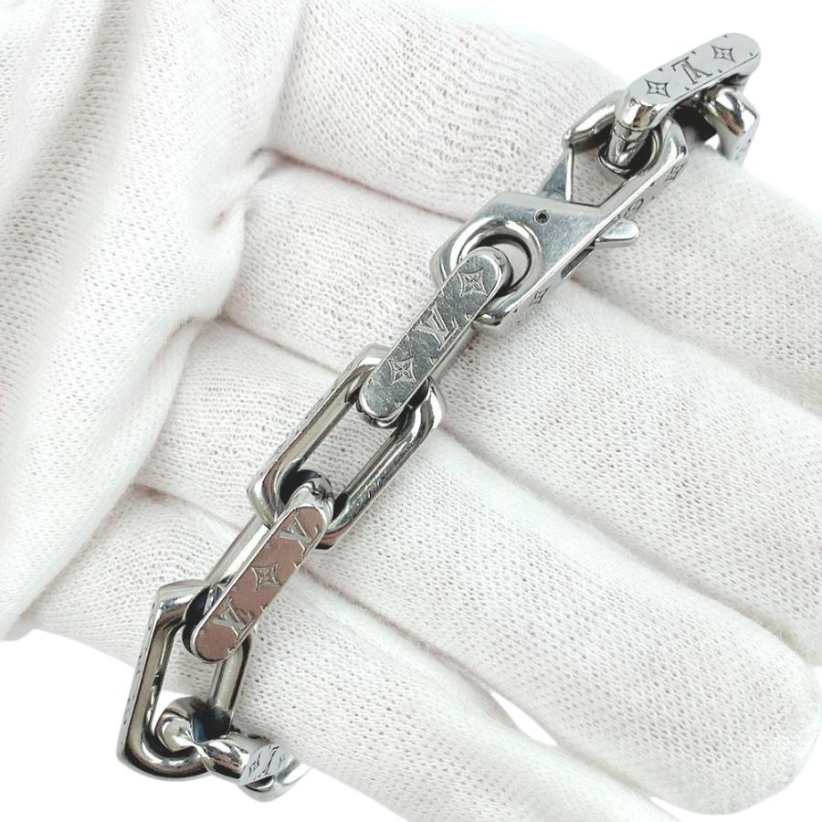 ルイヴィトン ■美品■ モノグラム チェーン ブレスレット アクセサリー SS シルバー M00308 【516832】1 |  | 04
