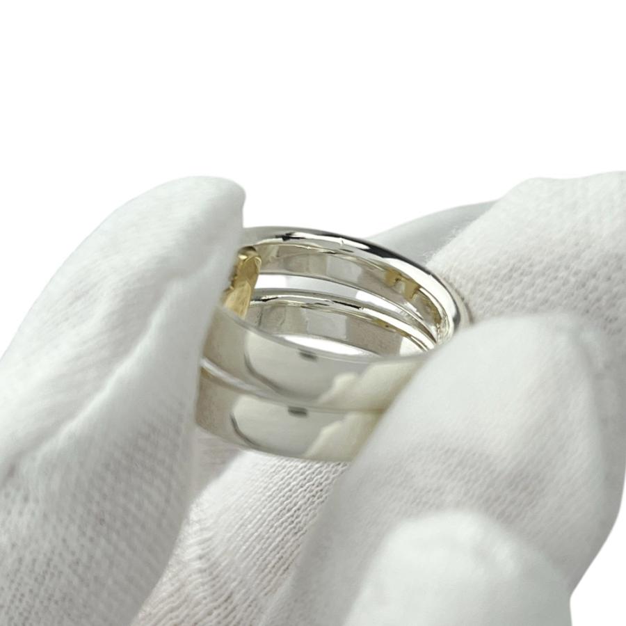 エルメス ■新同■磨き済■ オランプ リング 指輪 アクセサリー シルバー ゴールド SV 925 K18 YG 750 #53 9.0g 【517808】10 |  | 08