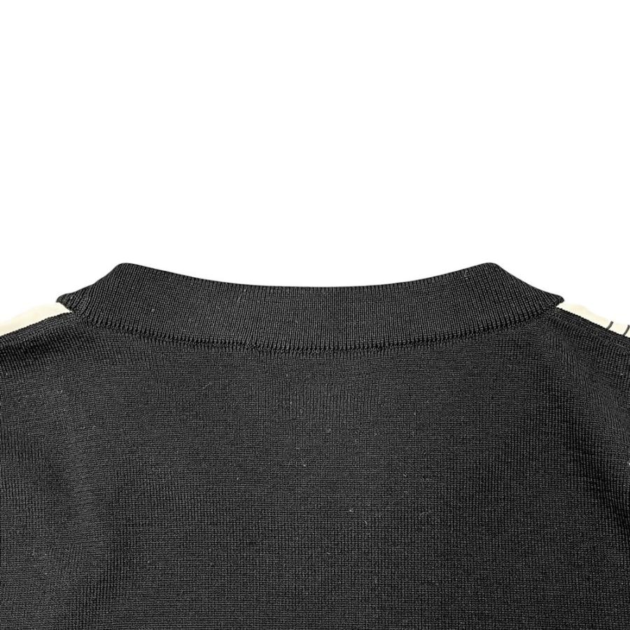エルメス ■美品■ ソワ デカドレ 長袖 トップス ニット シルク ブラック ホワイト #S 【519260】8 |  | 06